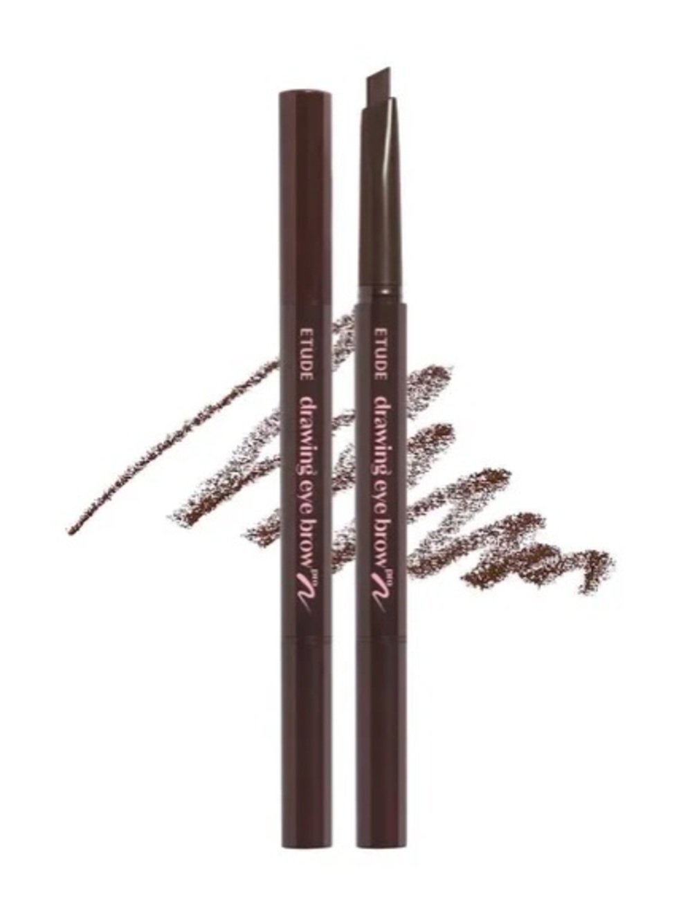 Etude House Drawing Eye Brow Pencil and Brush Dark Brown NEW